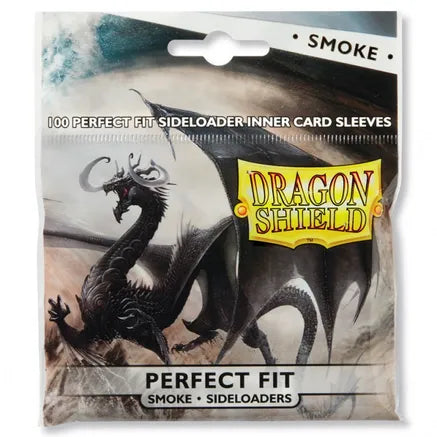 Dragon Shield Sleeves: Perfect Fit Sideloaders- Smoke (100 ct. In bag)