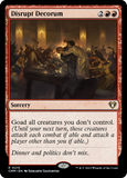 Disrupt Decorum [Commander Masters]