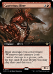 Capricious Sliver (Extended Art) [Commander Masters]