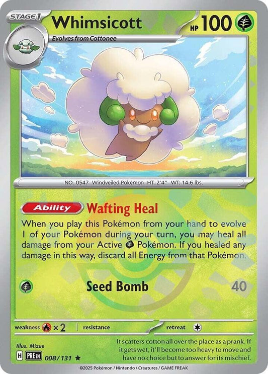 Whimsicott (008/131) (Poke Ball Pattern) [Scarlet & Violet: Prismatic Evolutions]