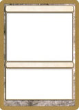 2004 World Championship Blank Card [World Championship Decks 2004]