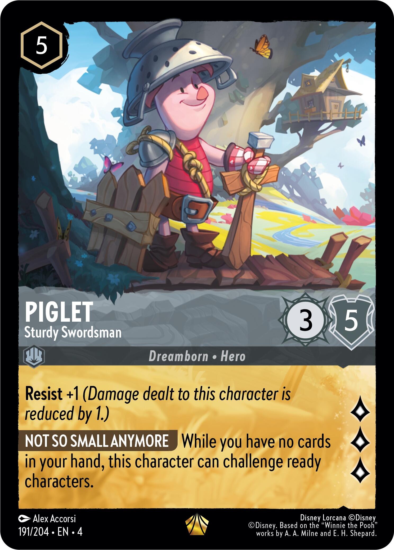 Piglet - Sturdy Swordsman (191/204) [Ursula's Return]