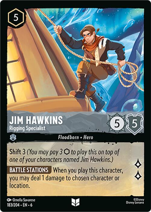 Jim Hawkins - Rigging Specialist (183/204) [Azurite Sea]