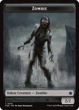 Zombie // Insect Doubled-Sided Token [Foundations Tokens]