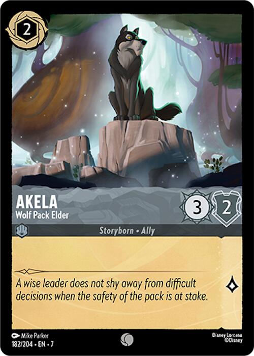 Akela - Wolf Pack Elder (182/204) [Archazia's Island]