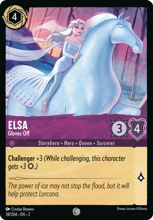 Elsa - Gloves Off (Errata Version) (39/204) [Rise of the Floodborn]