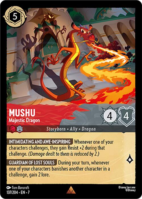 Mushu - Majestic Dragon (137/204) [Archazia's Island]