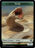 Wurm // Spider Double-Sided Token [Commander Masters Tokens]