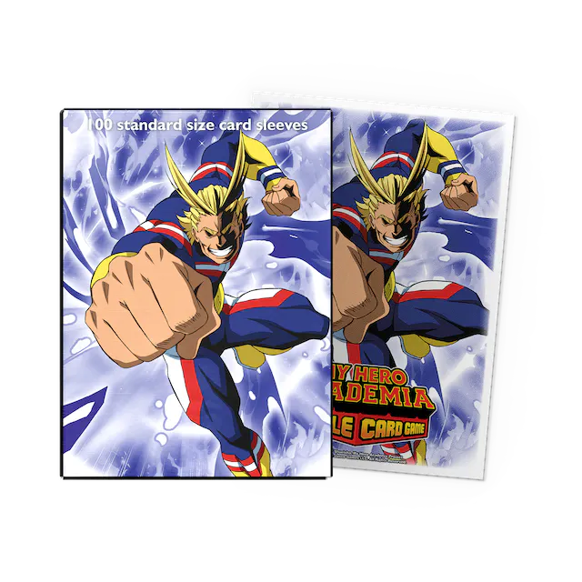 Dragon Shield Sleeves: Standard- Matte MHA All Might Punch (100 ct.)