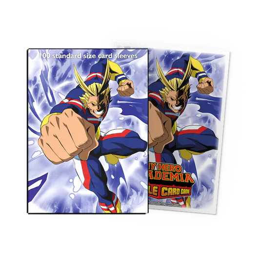 Dragon Shield Sleeves: Standard- Matte MHA All Might Punch (100 ct.)