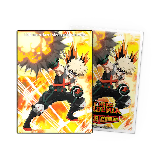 Dragon Shield Sleeves: Standard- Matte Bakugo Explode Art (100 ct.)