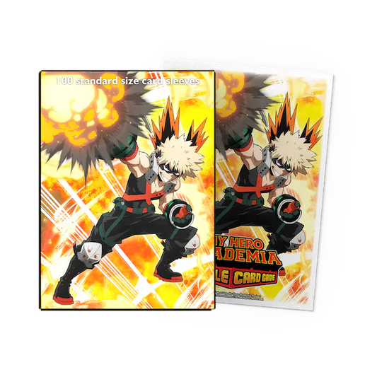 Dragon Shield Sleeves: Standard- Matte Bakugo Explode Art (100 ct.)