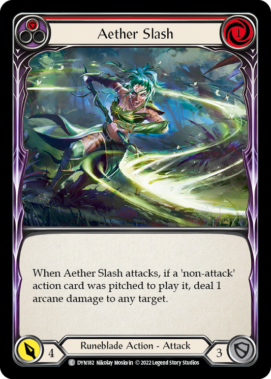 Aether Slash (Red) [DYN182] (Dynasty)