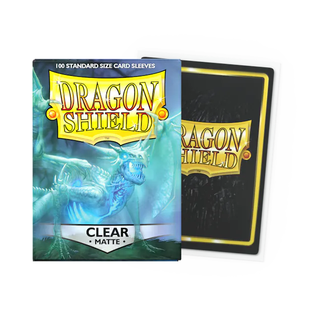 Dragon Shield Sleeves: Standard- Matte Clear (100 ct.)