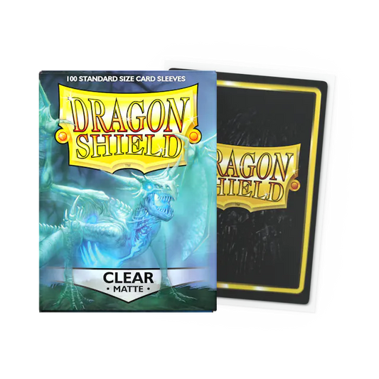 Dragon Shield Sleeves: Standard- Matte Clear (100 ct.)