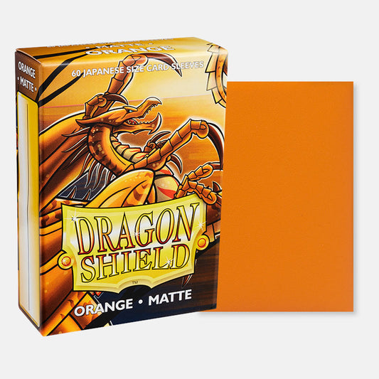 Dragon Shield Sleeves Japanese Matte Orange (60 ct)