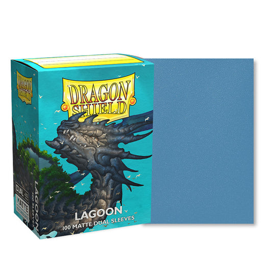 Dragon Shield Sleeves: Standard- Dual Matte Lagoon 100ct