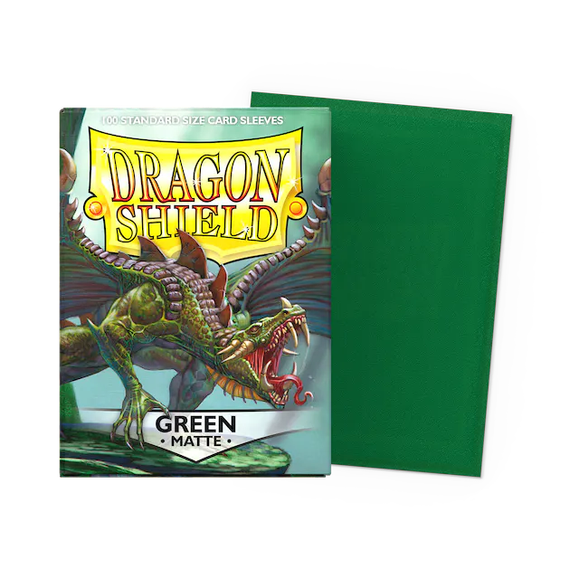 Dragon Shield Sleeves: Standard- Matte Green 100ct