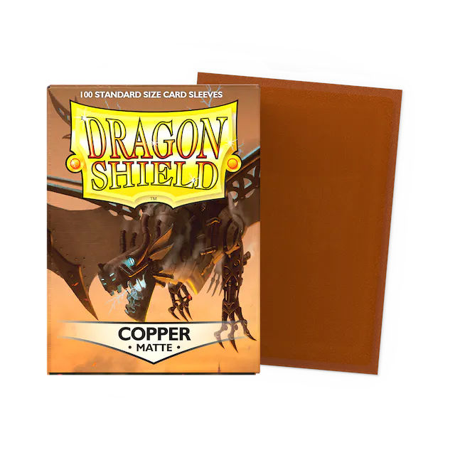 Dragon Shield Sleeves: Standard- Matte Copper 100ct