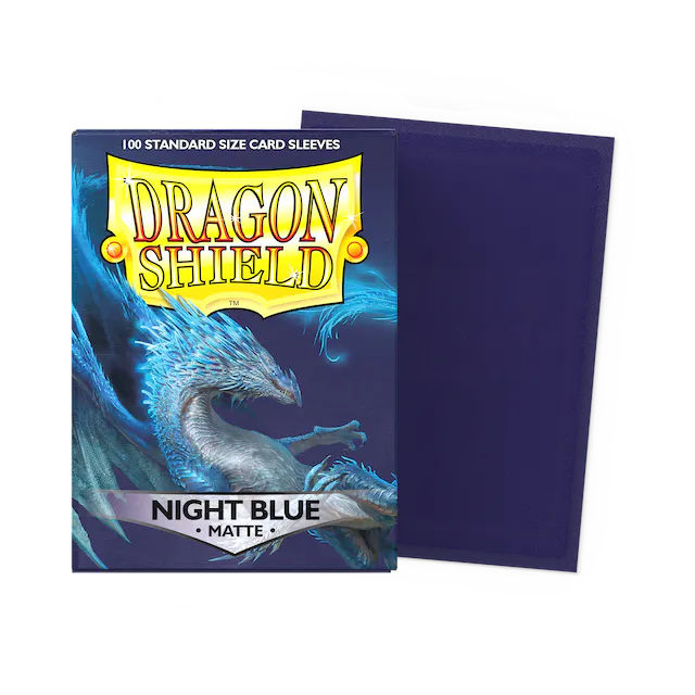 Dragon Shield Sleeves: Standard- Matte Night Blue (100 ct.)