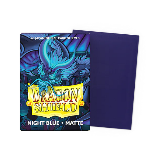 Dragon Shield Sleeves: Japanese- Matte Night Blue (60 ct.)