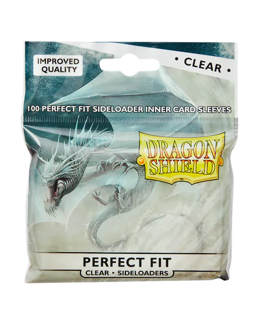 Dragon Shield Sleeves: Perfect Fit Standard Side Load- Clear (100 ct.)