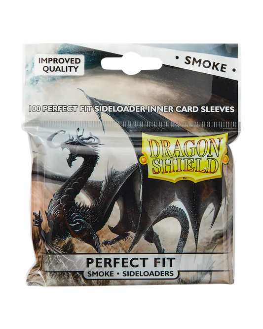 Dragon Shield Sleeves: Perfect Fit Standard Side Load- Smoke (100 ct.)