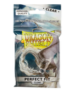 Dragon Shield Sleeves: Perfect Fit Standard Top Load- Clear (100 ct.)