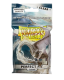 Dragon Shield Sleeves: Perfect Fit Standard Top Load- Clear (100 ct.)