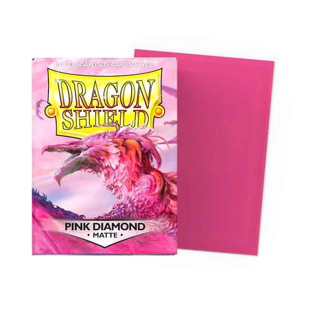 Dragon Shield Sleeves: Standard- Matte Pink Diamond 100ct