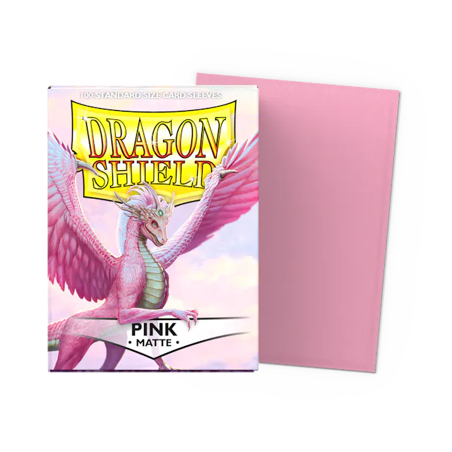 Dragon Shield Sleeves: Standard- Matte Pink 100ct