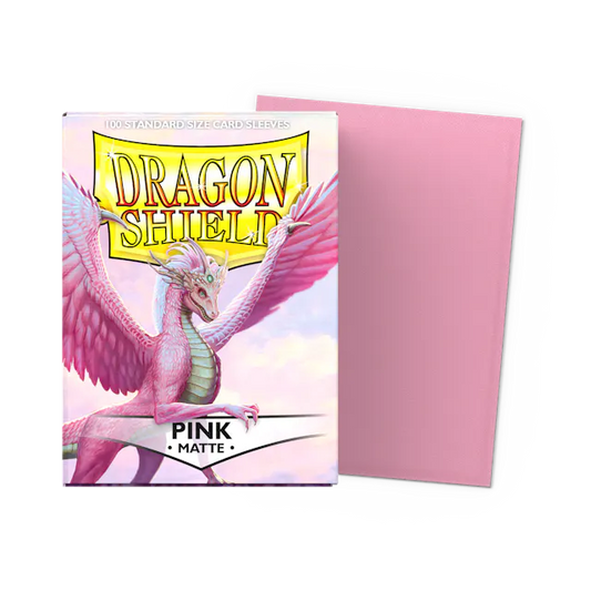 Dragon Shield Sleeves: Standard- Matte Pink 100ct