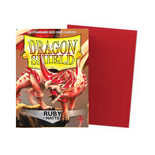 Dragon Shield Sleeves: Standard- Matte Ruby (100 ct.)