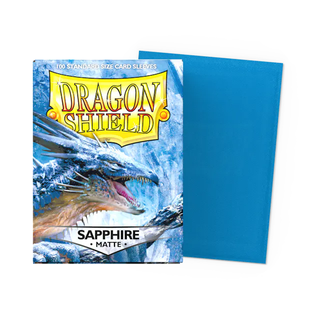 Dragon Shield Sleeves: Standard- Matte Sapphire (100 ct.)