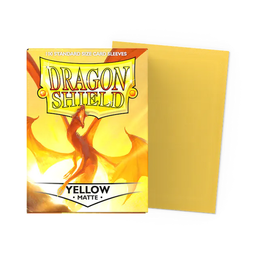 Dragon Shield Sleeves: Standard- Matte Yellow 100ct