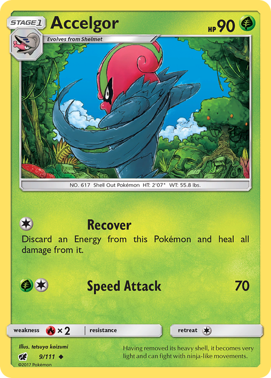 Accelgor (9/111) [Sun & Moon: Crimson Invasion]