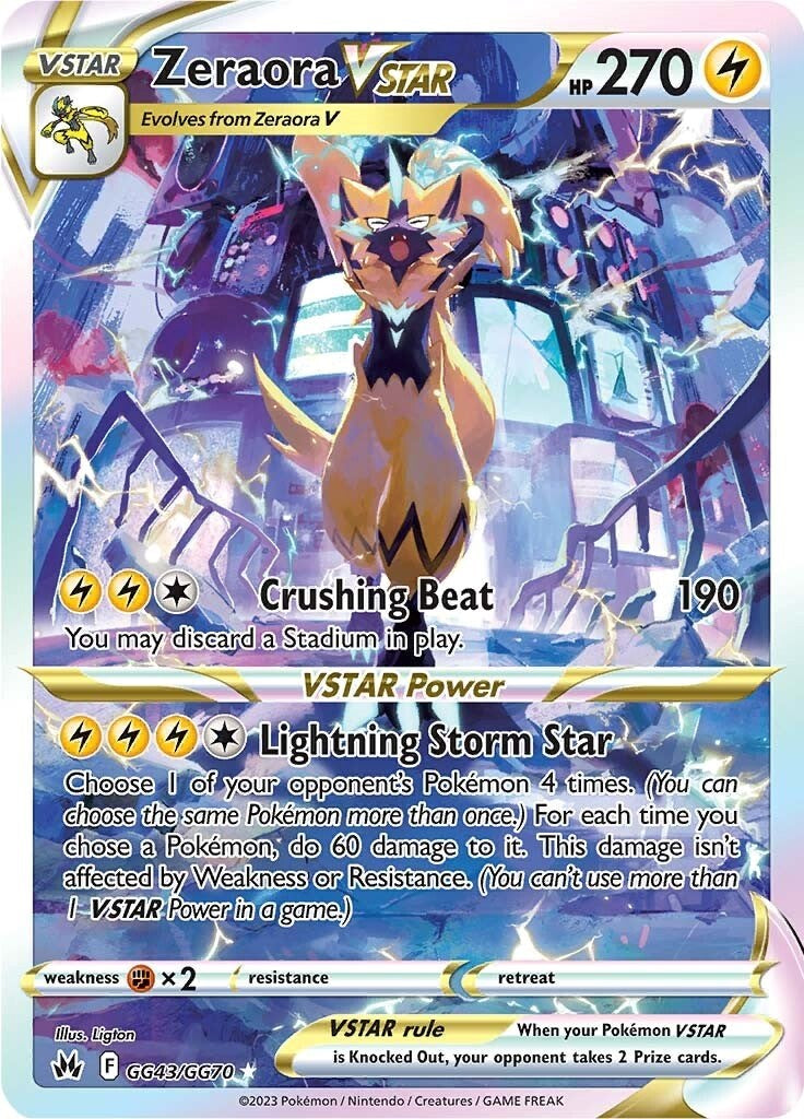 Zeraora VSTAR (GG43/GG70) [Sword & Shield: Crown Zenith]