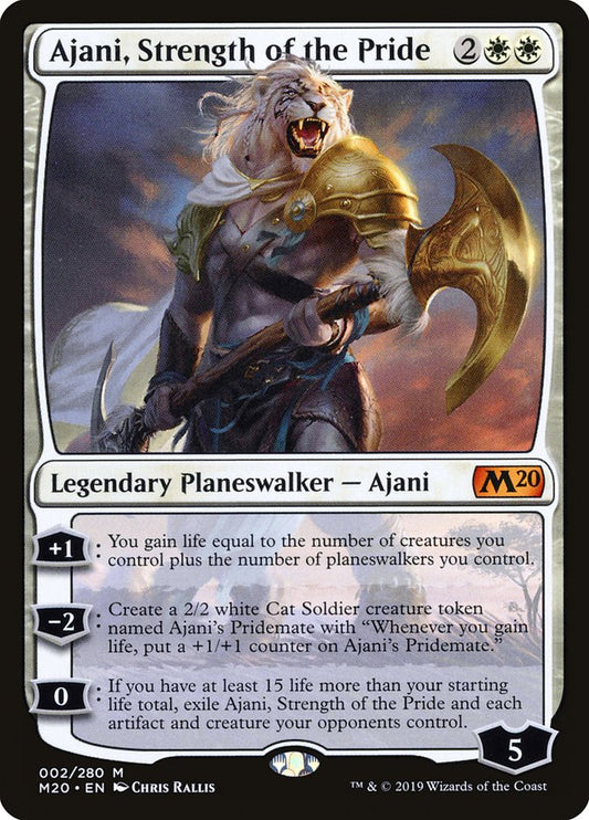 Ajani, Strength of the Pride [Core Set 2020]