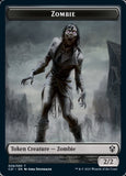 Zombie // Horror Double-Sided Token [Commander 2021 Tokens]