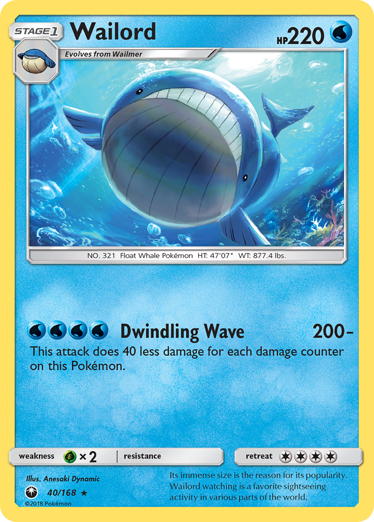 Wailord (40/168) [Sun & Moon: Celestial Storm]