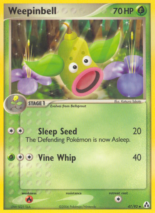 Weepinbell (47/92) [EX: Legend Maker]