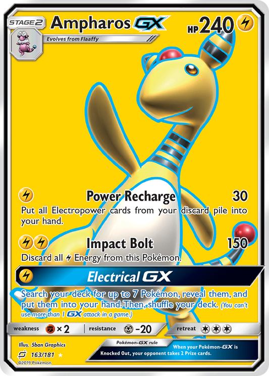 Ampharos GX (163/181) [Sun & Moon: Team Up]