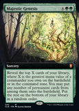 Majestic Genesis (Extended Art) [Commander Legends: Battle for Baldur's Gate]